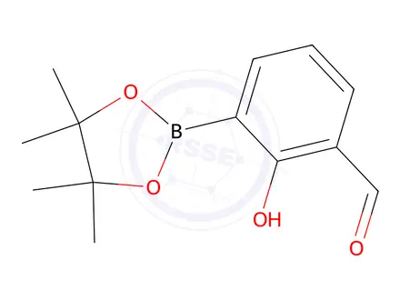 Chemical structure of (3-Formyl-2-hydroxyphenyl)boronic acid