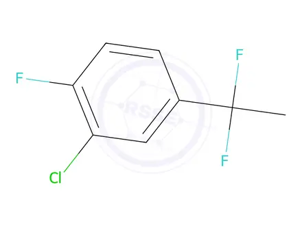 Chemical structure of 2-Chloro-4-(1,1-difluoroethyl)-1-fluorobenzene