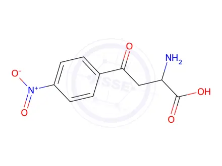 Chemical structure of DL-2-AMINO-4-(4-NITROPHENYL)-4-OXOBUTANOIC ACID