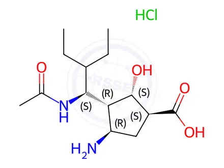 Chemical structure of Peramivir Impurity 32(Hydrochloride)