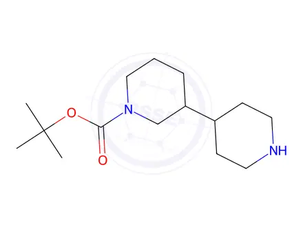 Chemical structure of tert-Butyl [3,4'-bipiperidine]-1-carboxylate