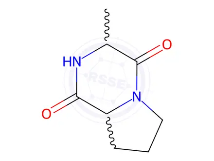 Chemical structure of 3-Methylhexahydropyrrolo[1,2-a]pyrazine-1,4-dione
