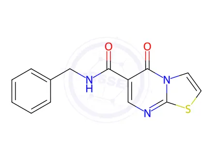 Chemical structure of n-Benzyl-5-oxo-5h-thiazolo[3,2-a]pyrimidine-6-carboxamide