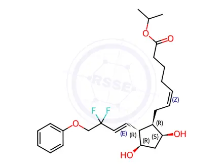 Chemical structure of Tafluprost