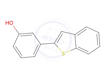Chemical structure of 3-(Benzo[b]thiophen-2-yl)phenol