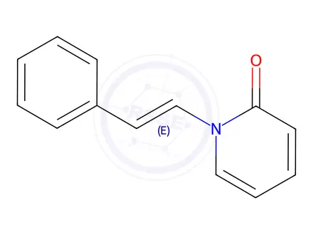 Chemical structure of 1-[(1E)-2-Phenylethenyl]-2(1H)-pyridinone