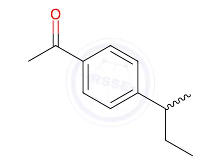 Chemical structure of 1-(4-Sec-butylphenyl)ethanone