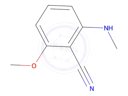 Chemical structure of 2-Methoxy-6-(methylamino)benzonitrile