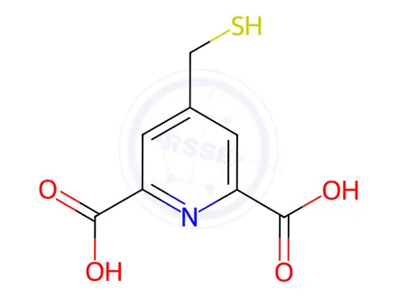 Chemical structure of 4-Mercaptomethyl Dipicolinic Acid