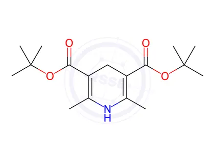 Chemical structure of Di-tert-butyl 2,6-dimethyl-1,4-dihydropyridine-3,5-dicarboxylate