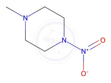 Chemical structure of 1-Methyl-4-nitropiperazine