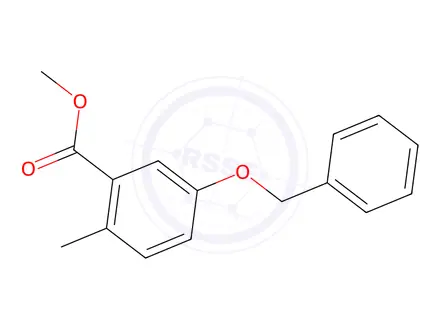 Chemical structure of 5-Benzyloxy-2-methylbenzoic acid methyl ester