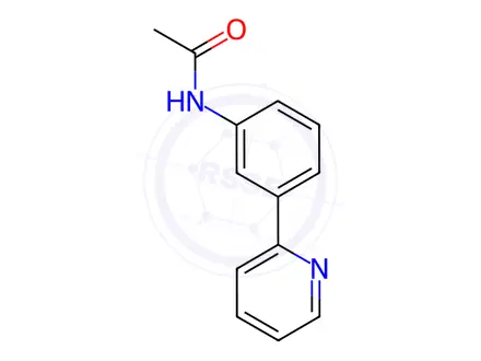 Chemical structure of N-(3-(Pyridin-2-yl)Phenyl)Acetamide
