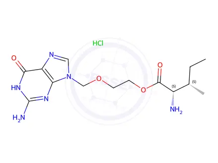 Chemical structure of Valaciclovir EP Impurity J