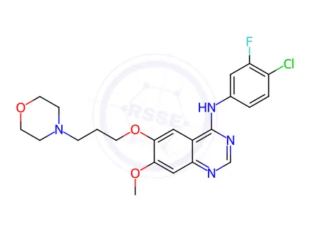 Chemical structure of Gefitinib EP Impurity B HCl
