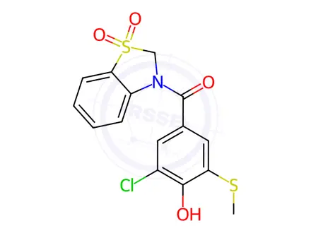 Chemical structure of Dotinurad Impurity 303