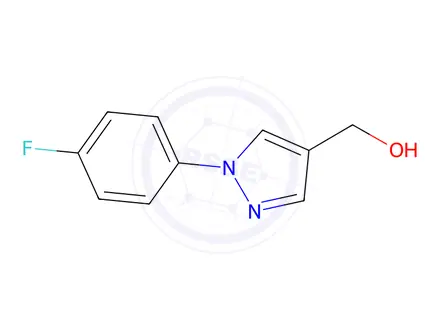 Chemical structure of [1-(4-fluorophenyl)-1H-pyrazol-4-yl]methanol