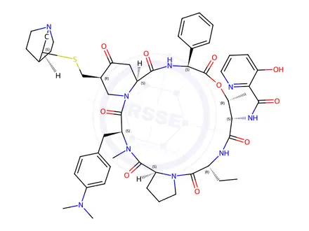 Chemical structure of Quinupristin
