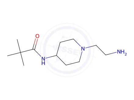 Chemical structure of n-(1-(2-Aminoethyl)piperidin-4-yl)pivalamide