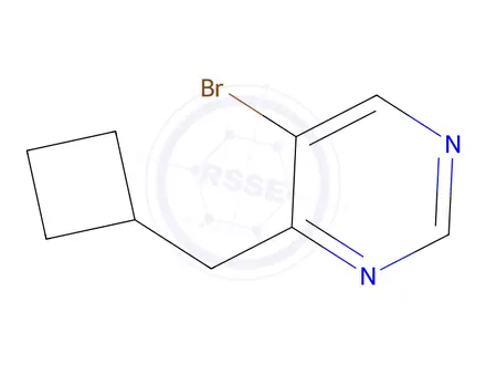 Chemical structure of 5-Bromo-4-(cyclobutylmethyl)pyrimidine