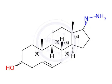 Chemical structure of Androstenone Hydrazone