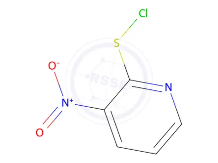 Chemical structure of [(3-nitropyridin-2-yl)sulfanyl]chlorane