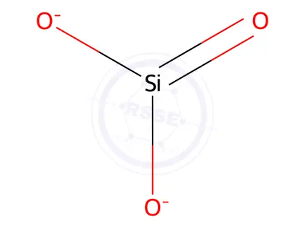 Chemical structure of Silicic acid, dilithium salt