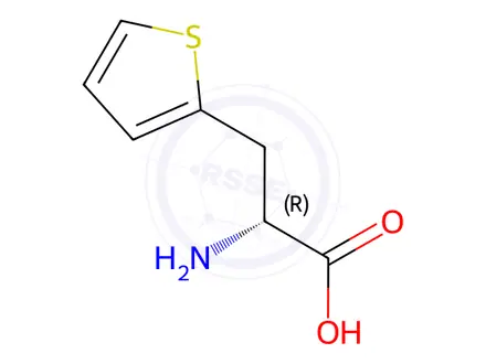 Chemical structure of D-2-Thienylalanine