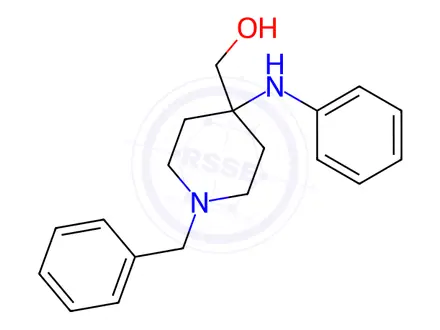 Chemical structure of 1-Benzyl-4-phenylamino-4-(hydroxymethyl)piperidine