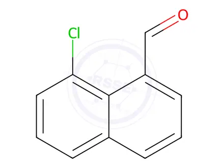 Chemical structure of 8-Chloronaphthalene-1-carboxaldehyde