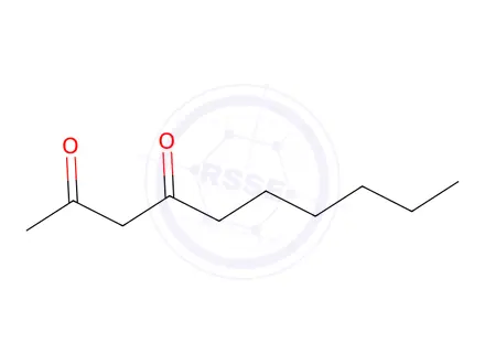 Chemical structure of decane-2,4-dione