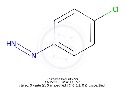 Chemical structure of Celecoxib Impurity 99
