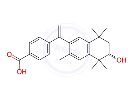 Chemical structure of 6-Hydroxy Bexarotene