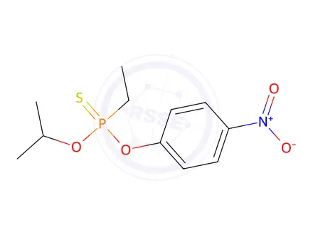 Chemical structure of Ethylphosphonothioic acid O-isopropyl O-(p-nitrophenyl) ester