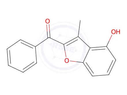 Chemical structure of (4-hydroxy-3-methyl-2-benzofuranyl)phenylMethanone