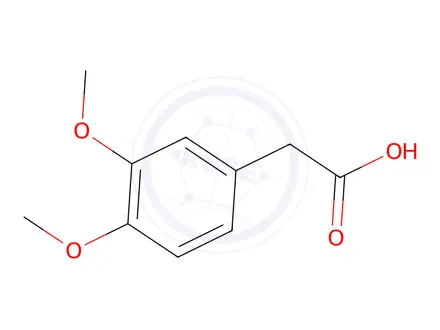 Chemical structure of 4,5-Dimethoxy-1,2-benzenacetic Acid