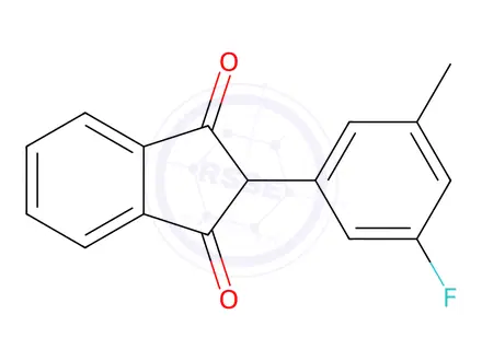 Chemical structure of Fluindione Impurity 32