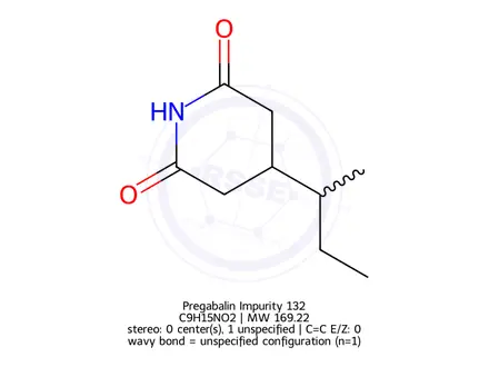 Chemical structure of Pregabalin Impurity 406