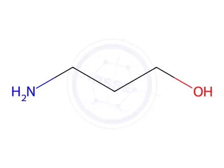 Chemical structure of 3-Amino-1-propanol