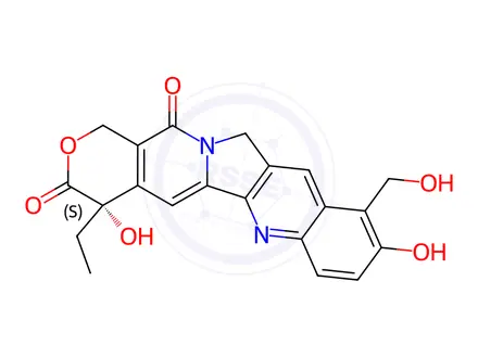 Chemical structure of 9-Hydroxymethyl-10-hydroxy Camptothecin