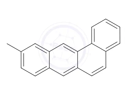 Chemical structure of 10-Methylbenz[a]anthracene