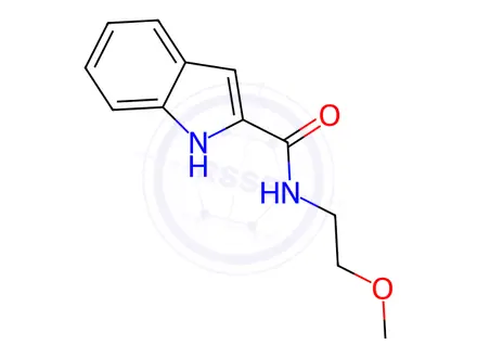 Chemical structure of n-(2-Methoxyethyl)-1h-indole-2-carboxamide