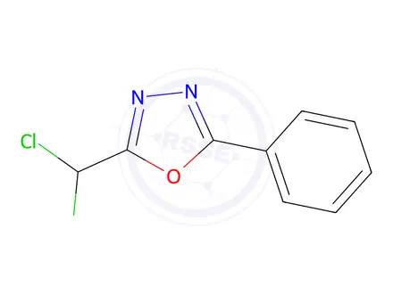 Chemical structure of 2-(Dichloromethyl)-5-phenyl-1,3,4-oxadiazole