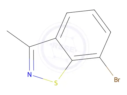Chemical structure of 7-Bromo-3-methylbenzo[d]isothiazole