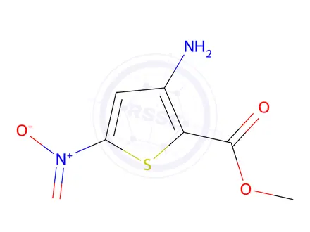 Chemical structure of 3-Amino-5-nitro-thiophene-2-carboxylic Acid Methyl Ester