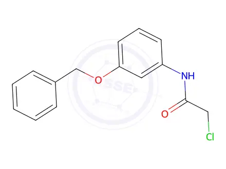 Chemical structure of N-(3-(Benzyloxy)phenyl)-2-chloroacetamide
