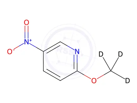 Chemical structure of 2-(METHOXY-D3)-5-NITROPYRIDINE