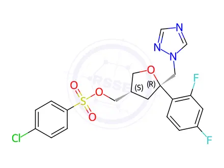 Chemical structure of Posaconazole Impurity 624