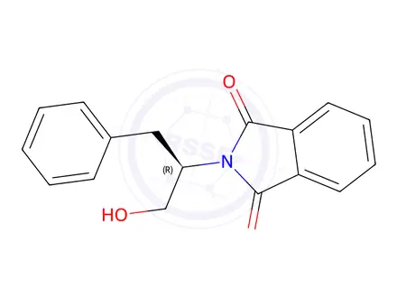 Chemical structure of (R)-2-(1-Hydroxy-3-phenylpropan-2-yl)isoindoline-1,3-dione