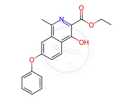 Chemical structure of Roxadustat Impurity 268